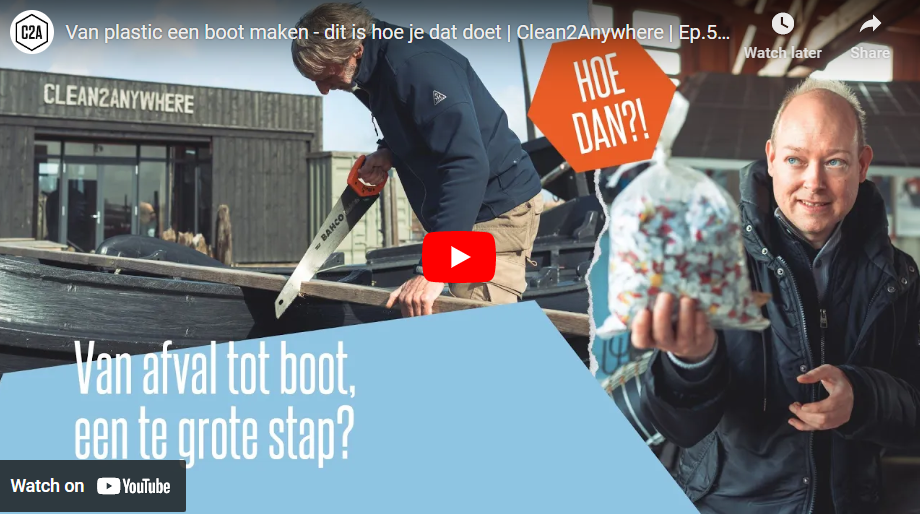 Van plastic een boot maken - dit is hoe je dat doet | Clean2Anywhere | Ep.5 #zerowaste