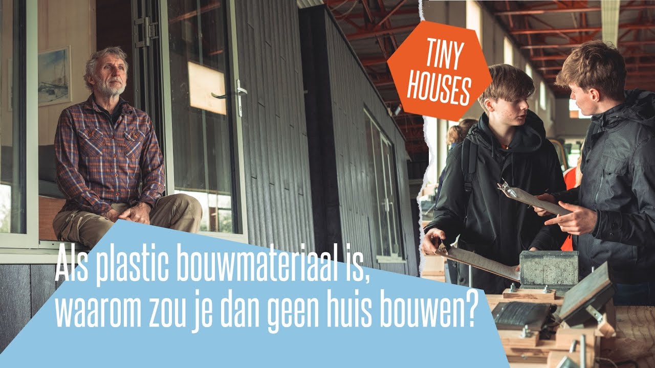 Duurzaam en circulair Tiny House gemaakt uit afvalplastic | Clean2Anywhere | Ep.6